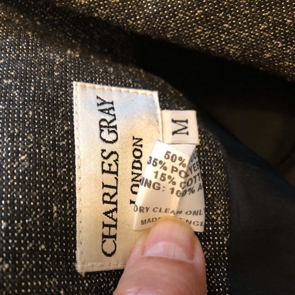 EUC Charles Gray London Peacoat Sz M - Picture 6 of 7